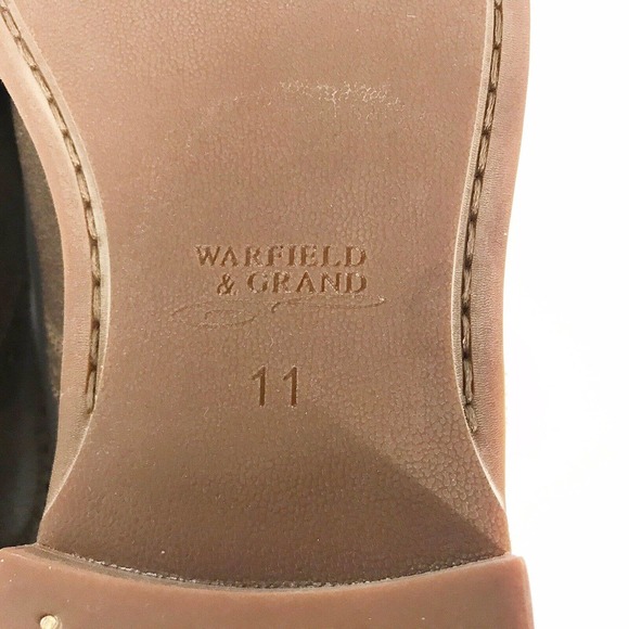 WARFIELD & GRAND Brown Jacob Brogue Leather Oxfords- Size 11